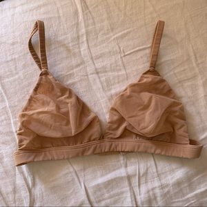 SKIMS Mesh Triangle Bralette S Ochre (closing shop soon)